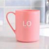Pink and Black LO VE Mug Set - Image 3