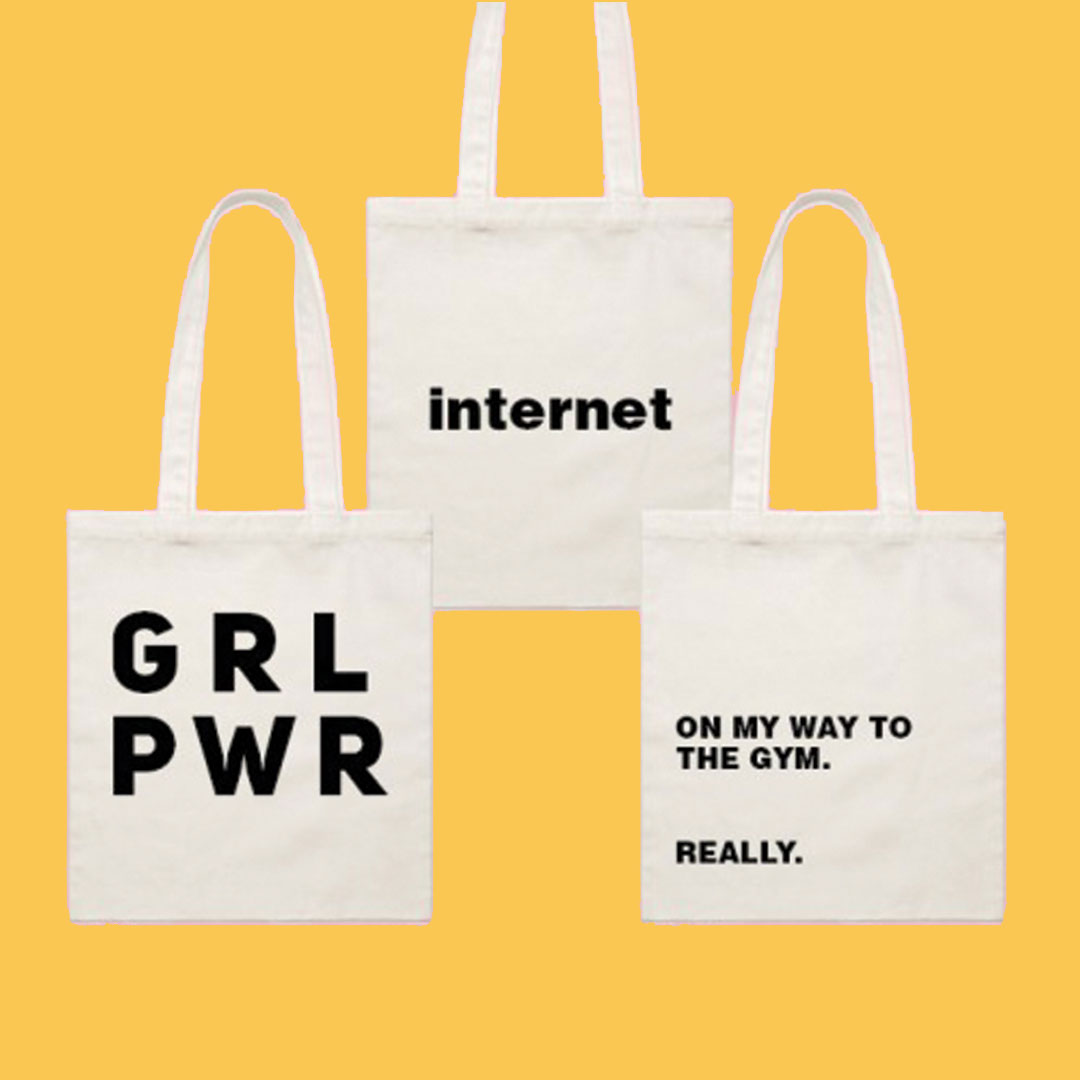 Personalisasi Totebag Putih
